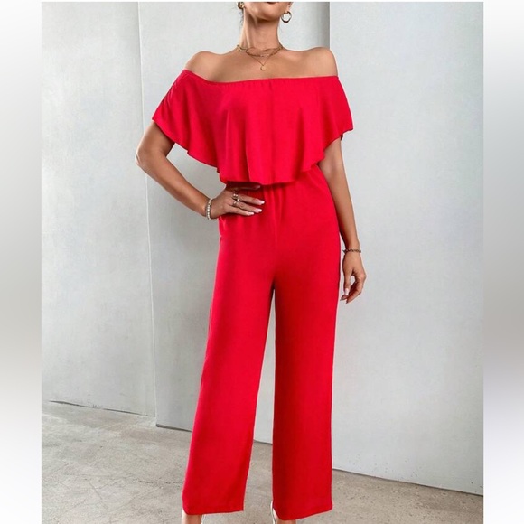 Off Shoulder Top and Wide leg pant set - Picture 9 of 9
